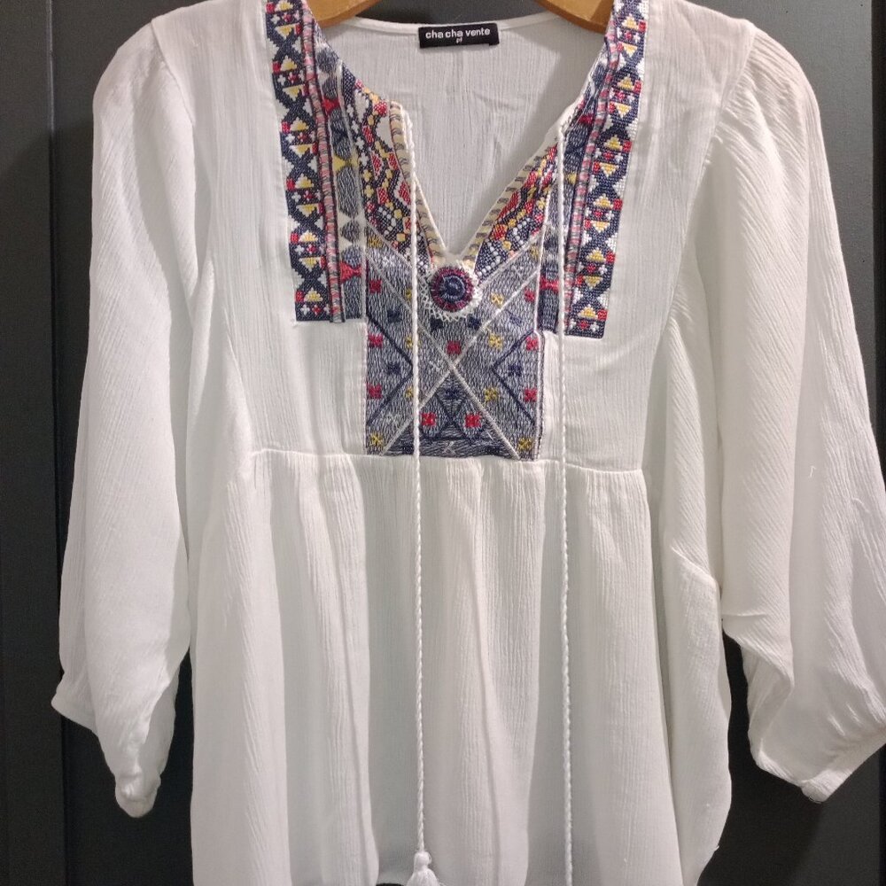 Embroidered Boho Top - Picture 2 of 5